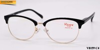 Очки в комбинированной оправе с антибликовыми и серыми линзами Vizzini V8159