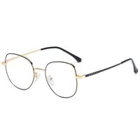 Очки металлические с защитой от синего света 9672-2-GT