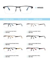 Metal frame with TR-90 temples with spring hinges MR1013