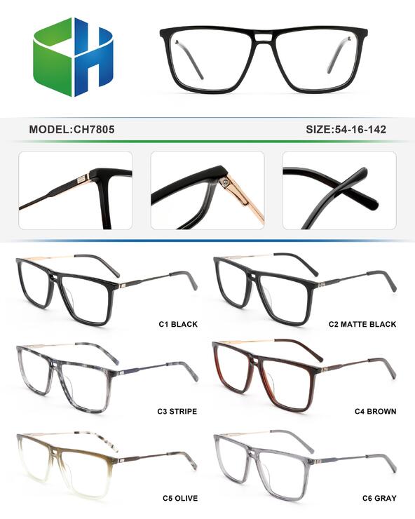 Оправа пластиковая из ацетата с флексом CH7805-DA