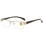 Metal eyeglasses for reading 89863 with Blue ray cut, diopters from +1.00 to +4.00