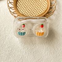 Mini soft contact lens kit W806-10蛋糕甜圈熊