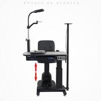 Рабочее место офтальмолога, комбинированный стол + кресло W-181A, столешница 900*500 мм