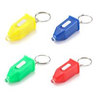 Flashlight-keychain with blue light transmittance test