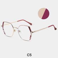 Оправа для очков комбинированная (металл + TR90) с защитой от синего света, с флексом FA87259