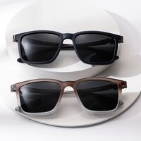 Пластиковые + металл мужские солнцезащитные очки с квадратной оправой Elit WG83132-EL