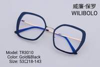 Оправа металл + TR90 ультратонкая с флексом Wilibolo TR3010