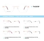 Оправа металлическая безободковая титановая TW2013P