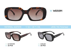 Plastic acetate frames polarized sunglasses WD5091