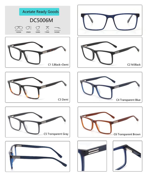 Оправа пластиковая из ацетата с флексом Big City DC5006M