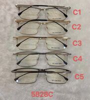 Оправа для очков мужская металлическая с флексом 5828C