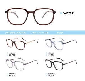 Plastic acetate eyeglasses frame for men WD2219