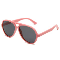 Polarized silicone sunglasses with UV400 protection for kids S5010