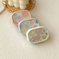 Mini soft contact lens kit TZ017彩色爱心笑脸
