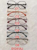 Metal frame for glasses with spring hinges Defile D1241AJ