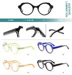 Plastic frames for glasses, acetate lamination Big City CH3207