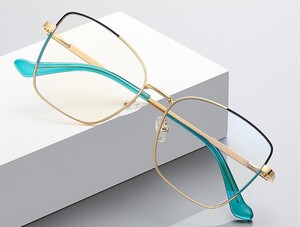 Fashion spring landscapes   frame metal blue blocker for glasses MORE 3062