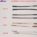 Thin temple with flex hinge