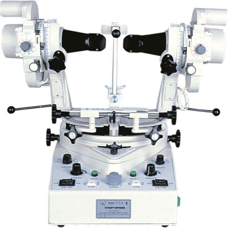 Synoptophore YZ23B for control, measure, exercise and improve the patient's binocular vision