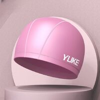 Polyvinylchloride waterproof swimming cap for adults 羽克PU帽-YU