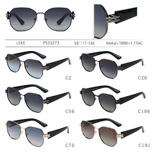 Metal + TR90 plastic sunglasses Leke PS33273