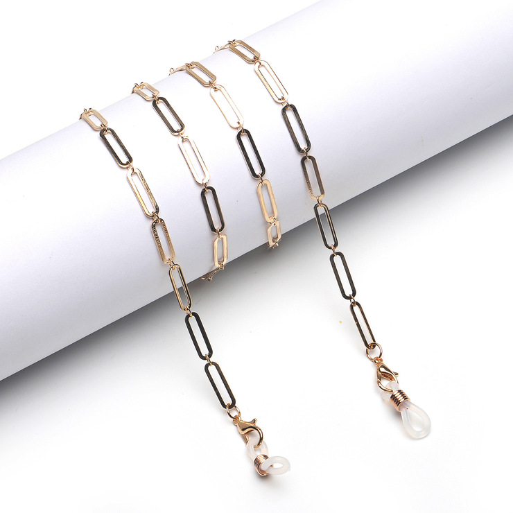 Oval metal eyeglass chain GL1079