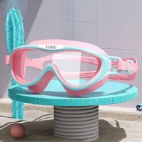 Swimming childrens (3-15 yers) waterproof anti-fog goggles 2080-YU