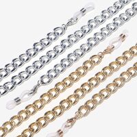 Metal non-slip chain, 2-piece set gold and silver thick, for glasses and masks GM009