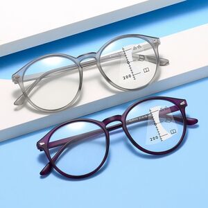 Plastic glasses for reading KY6009-2多焦点 with Blue ray cut protection, diopters from +1.00 to +4.00