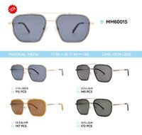 Metal frame polarized sunglasses MM8001S