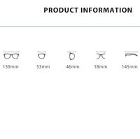 Metal Blue Block glasses with blue light protection FENQI F2204