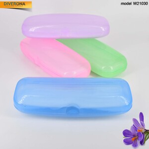 Plastic glasses case W21030F, 148*57*30 mm