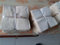 Suede napkin individually wrapped 2020329, 15*15 cm
