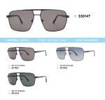 Metal frame polarized sunglasses S3014T