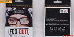 Влажные одноразовые салфетки-антифог для защиты очков от запотевания FOG-OUT
