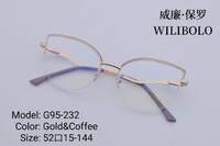 Nylor metal ultrathin frames Wilibolo, with spring hinges G95-232