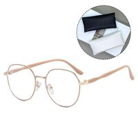 Metal eyeglasses for reading with case, with Blue ray cut, diopters from +0.00 to +4.00, PD62-64, KY5888