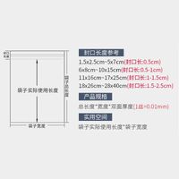 Полиэтиленовый пакет с застежкой (цена за упаковку 100 штук), толщина - 0.06 мм