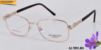 Metal eyeglass frame, material steel Allmilmo AL7092