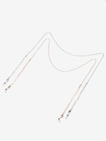 Glasses chain set of three-piece golden, silver and black GM021