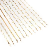 Metal gold color eyeglasses non-slip chain, 8 types GL1136111