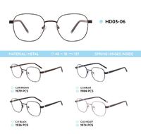 Metal frame with TR-90 temples HD03-06