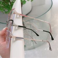 Combined nylor frame (metal + TR90) with Blue Ray Cut protection lenses and flex MAMO F93028