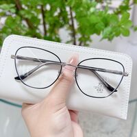 Оправа комбинированная (металл + TR90) с линзами Blue Ray Cut и флексами MAMO F93033