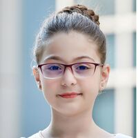 TR90 plastic glasses with blue light and UV protection for kids K524-GT