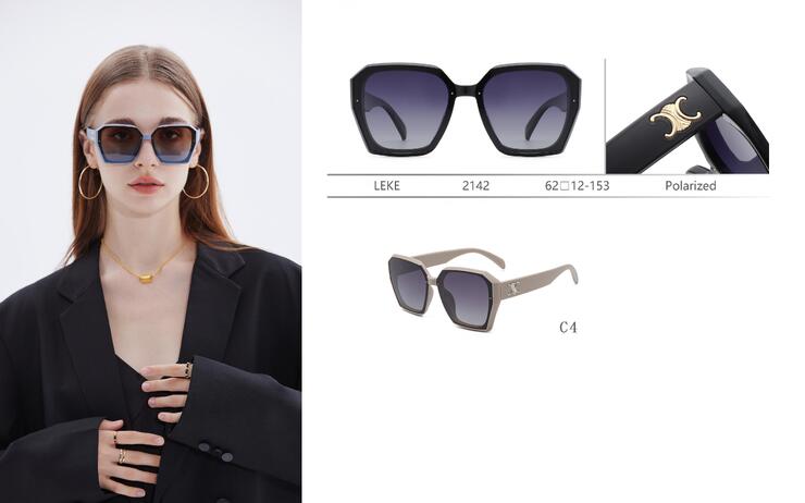 Polarized plastic sunglasses Leke LK2142