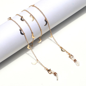 Fashion glasses chain with moons GL1338