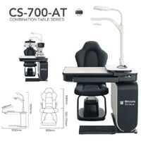 Ophthalmologist workstation, combined table + chair CS-700AT, tabletop 1080*470 mm