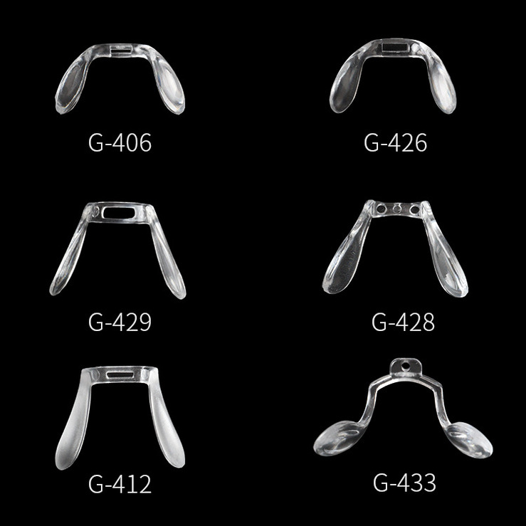 Solid nose pads G-406, G-412, G-426, G-428, G-429, G-433