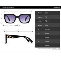 Plastic sunglasses for women Elit 2321-EL